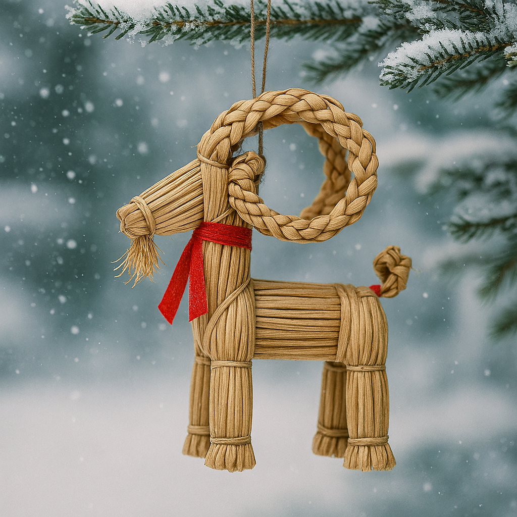 Yule Goat Tea Cosy Julbock knitting design